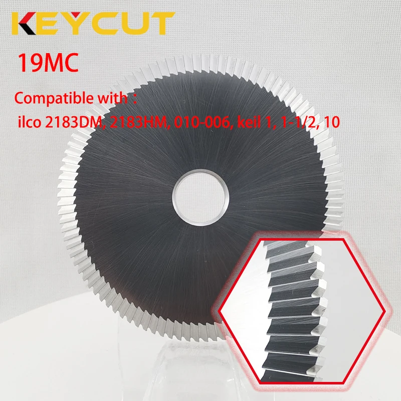 Фреза ILCO 19MC подходит для Ilco 2183DM 2183HM 006 010 Keil 1 1-1/2 10 ключей слесарные инструменты