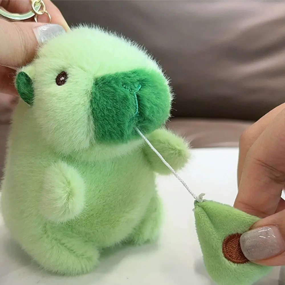 Прекрасный мягкий плюшевый брелок Kapibara милая мягкая игрушка кулон Snot Capybara