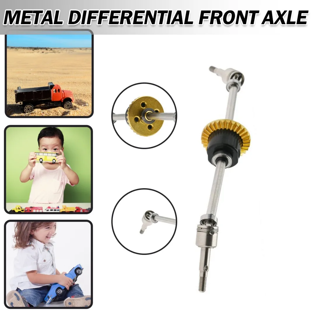 

Новинка, 1 шт., дифференциал, передняя ось, прочный металлический пульт дистанционного управления, автомобильные оси для 1/12 MN86K для MN86KS, 4X4, радиоуправляемые машинки для скалолазания