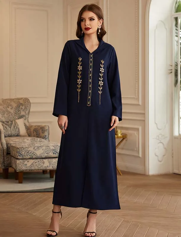 Марокканский кафтан, мусульманские модные Абайи для женщин, турецкие платья, Дубай, абайя, мусульманская одежда, кафтан, ушанские платья