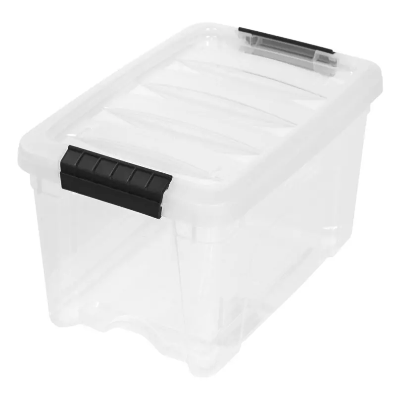 

12 Qt Plastic Storage Box with Latches
