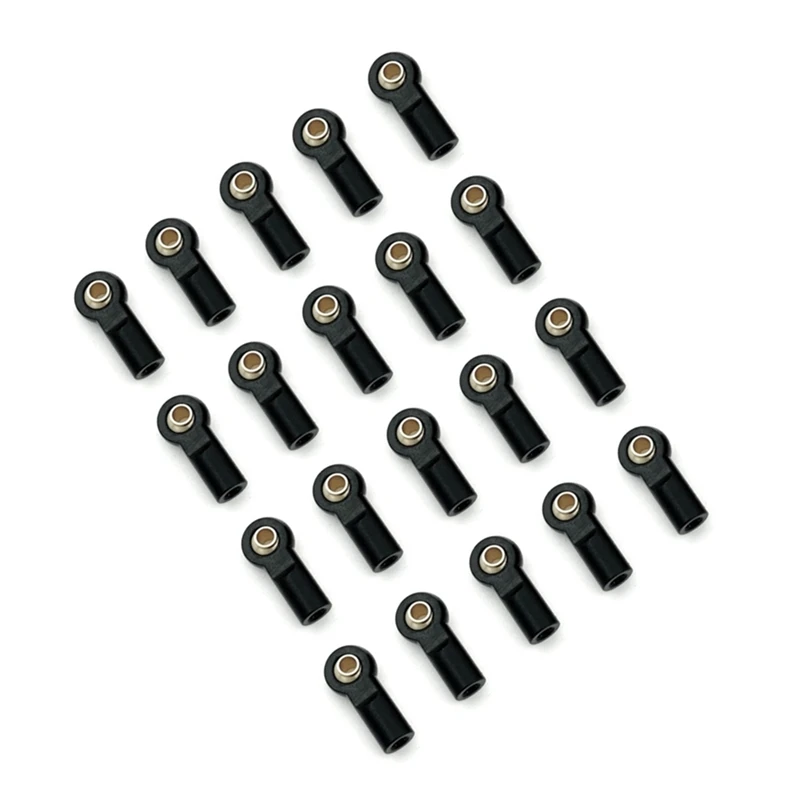 

20Pcs Metal M3 Tie Rod End Ball Joint Link Ball Head for 1/10 RC Car Crawler AXIAL SCX10 Traxxas Trx4 D90 Tamiya CC01