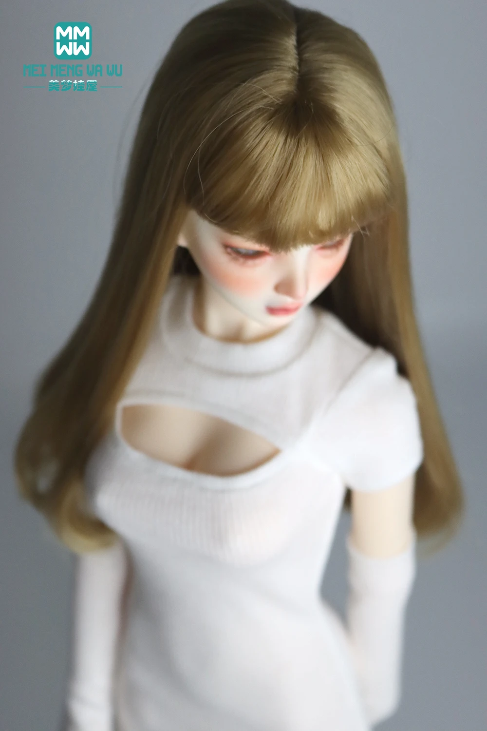 58-60CM 1/3 большая грудь BJD DD SD DDL Кукла Одежда Сферический сустав Кукла Модная Открытая Футболка Набор Розовый Белый Серый