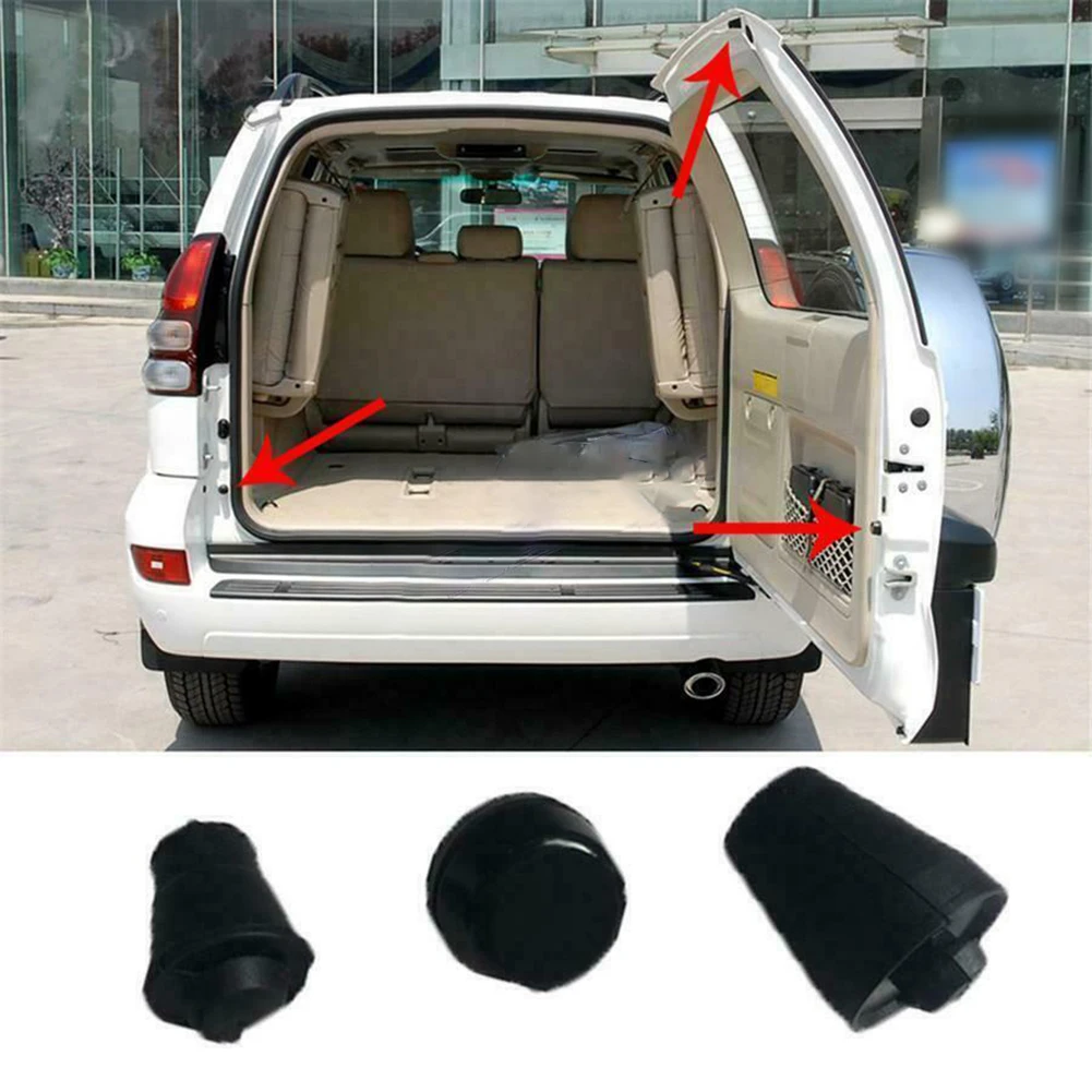 

Для Toyota для Cruiser для Prado LC120 03-09 задняя амортизация задней двери гранулированная накладка буфер задней двери резиновые автомобильные аксессуары