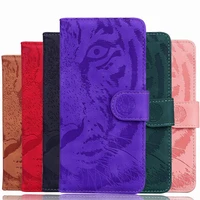 tiger embossing male holster for case huawei p40 p30 lite p20 pro 2018 honor 20 10 lite 20i 10i 9x 8s y5p solid color cover d26f