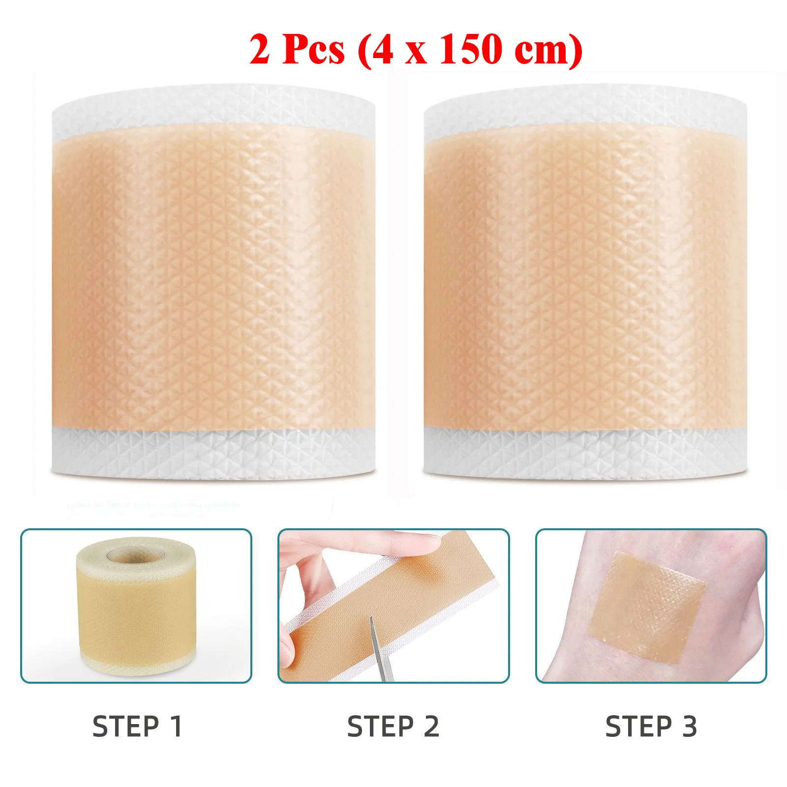 Силиконовые полоски для удаления шрамов от прыщей 300 см