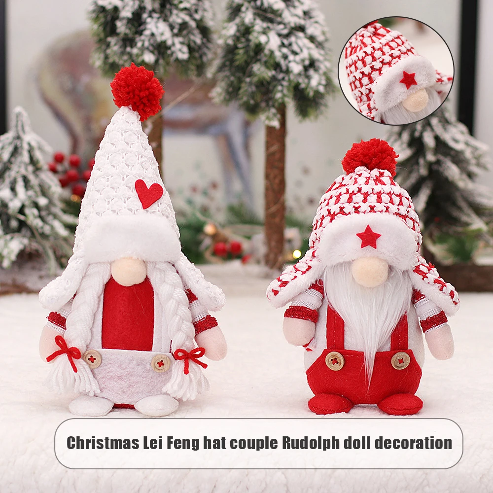 

Горячее рождественское плюшевое украшение гнома для праздника Рождественский камин вечерние украшения для дома рождественское плюшевое у...