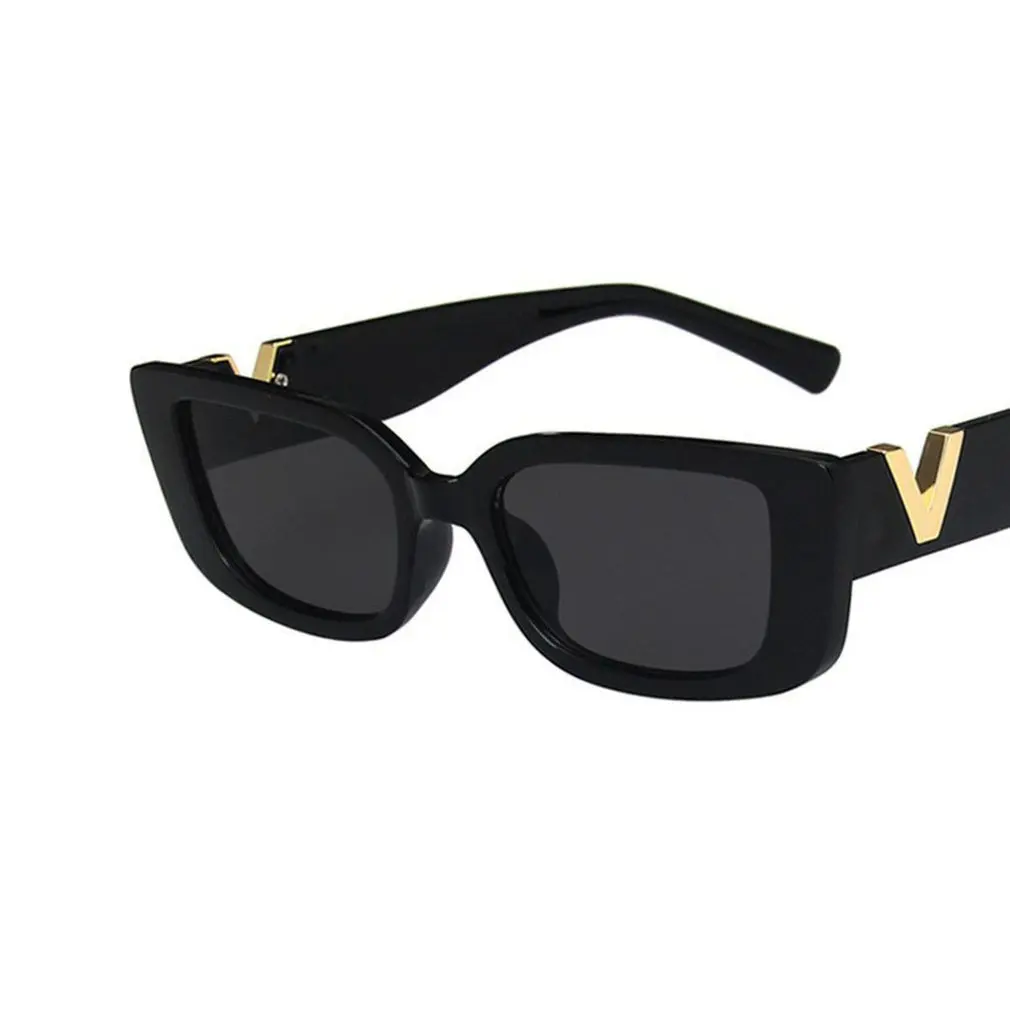 

Sunglasses V Small Square Frame Retro Ladies Sunglasses UV400 Protection Eyewear Summer Travel Beach Trendy Eyeglasses