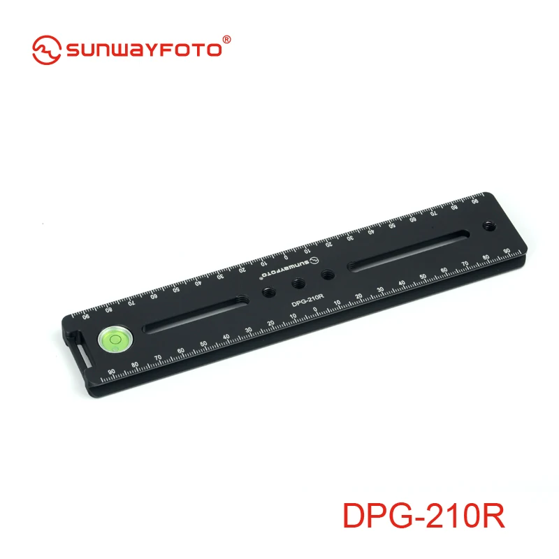 

SUNWAYFOTO DPG-210R Tripod Head Quick Release Plate for DSLR Camera Tripod Plate Professional Monopod Quick Release Plate