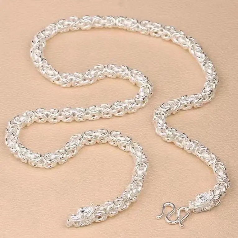 

Necklace men's leading chain domineering personality trend men's fashion bold style without pendant collarbone chain keel chain