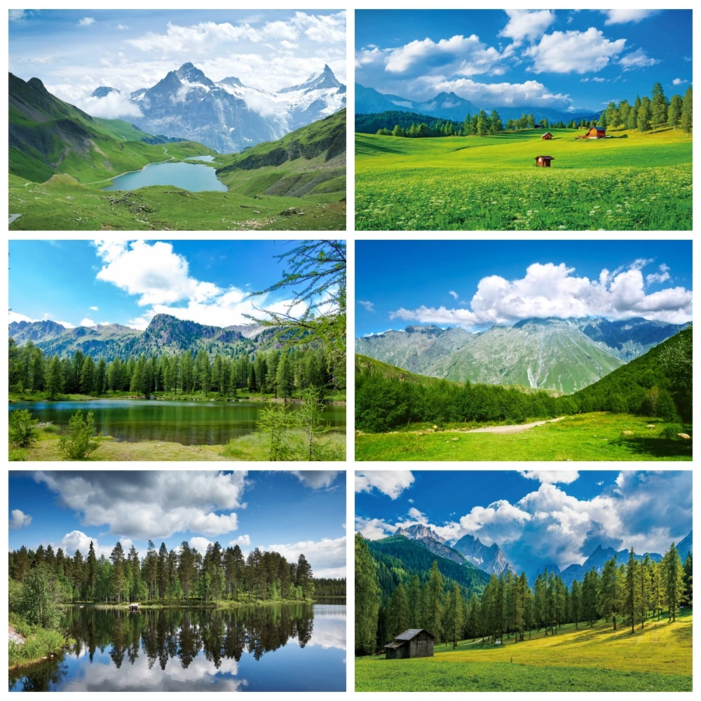 Весенний фон для фотосъемки зеленый лес трава сад парк природный пейзаж