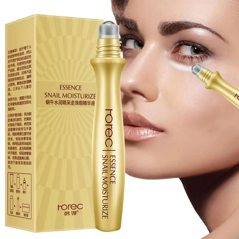 

Eye Serum Snail Essence Moisturizing Whitening Anti-Puffiness Fine Lines Dark Circle Massage Anti-Wrinkle Anti-Aging Skin Care