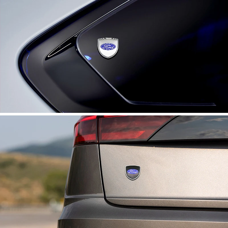 Фото 3D металлическая эмблема-наклейка для автомобиля, аксессуар для Ford Focus, Mondeo, Escort, Fiesta, Edge, Mustang, Kuga, Explorer, MK2, MK7, Premium №4