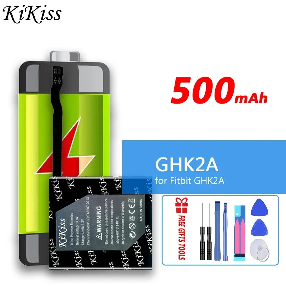 

KiKiss Battery 500mAh for Fitbit GHK2A Repalcement Bateria