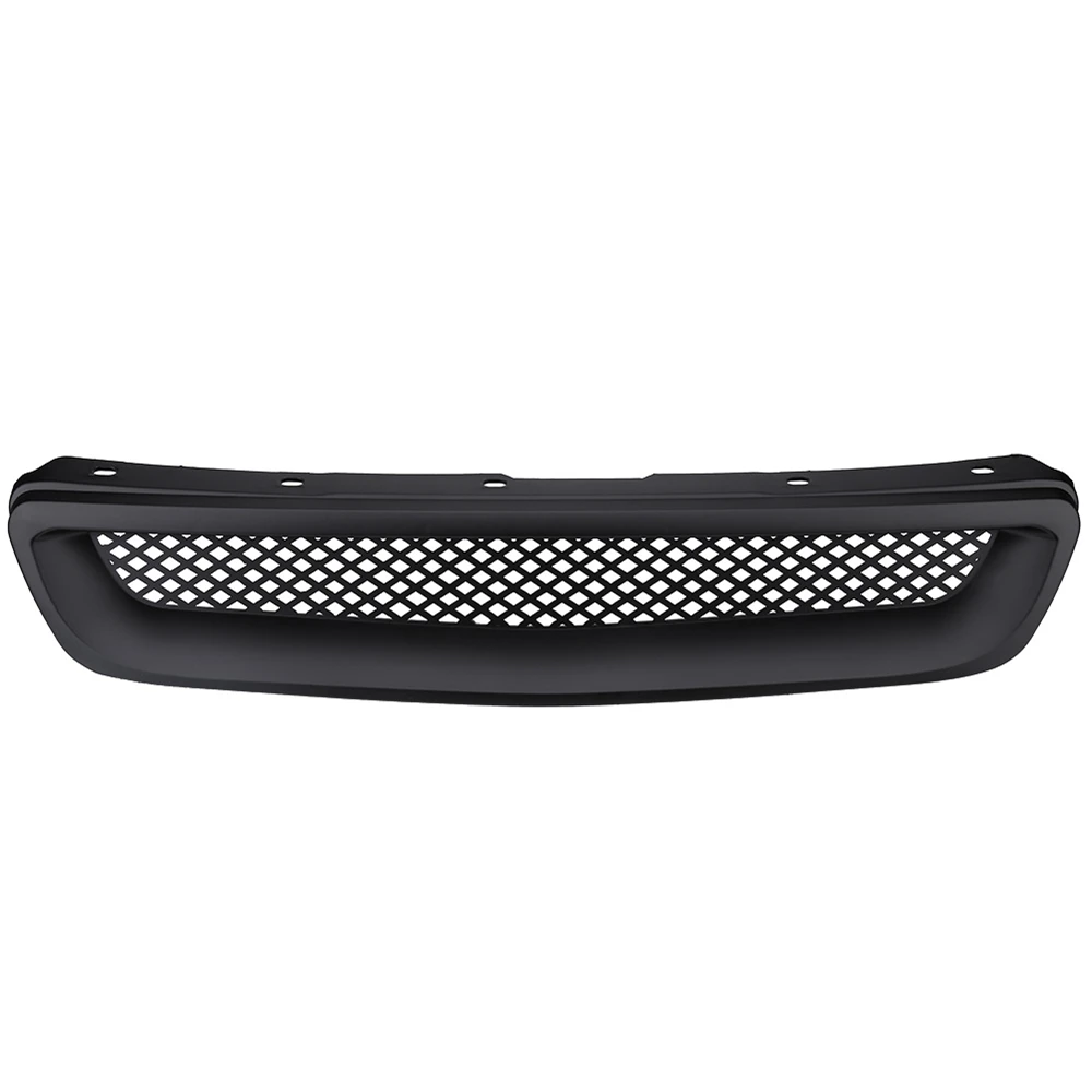 

Car Front Hood Mesh Bumper Grille ABS Hood Mesh Bumper Grille for Racing Honda Civic JDM Type R 1996-1998