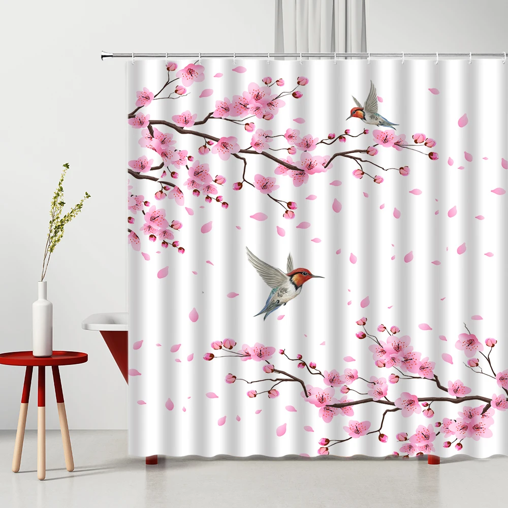 

Patio Landscape Shower Curtains Bathroom Curtain Waterproof Bath Curtains for Bathroom