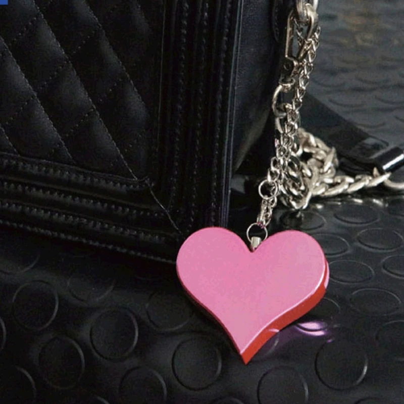 

130DB Personal Alarm Attack Alarm Heart Shape Personal Security Alarm Keychain Emergency Self D efense Siren