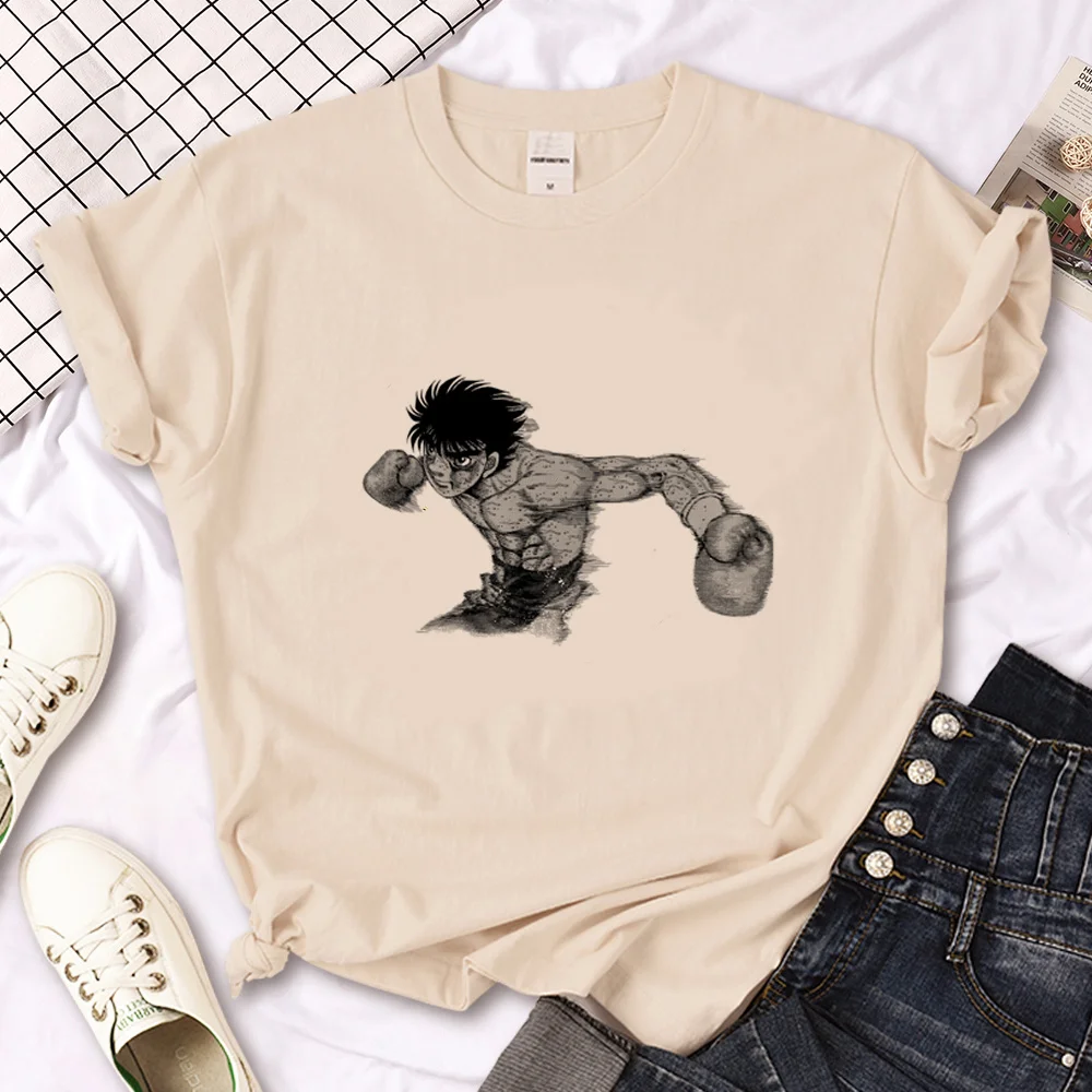 

Kbg Hajime No Ippo Kaus t-shirts women graphic Y2K manga Tee female Japanese 2000s clothes