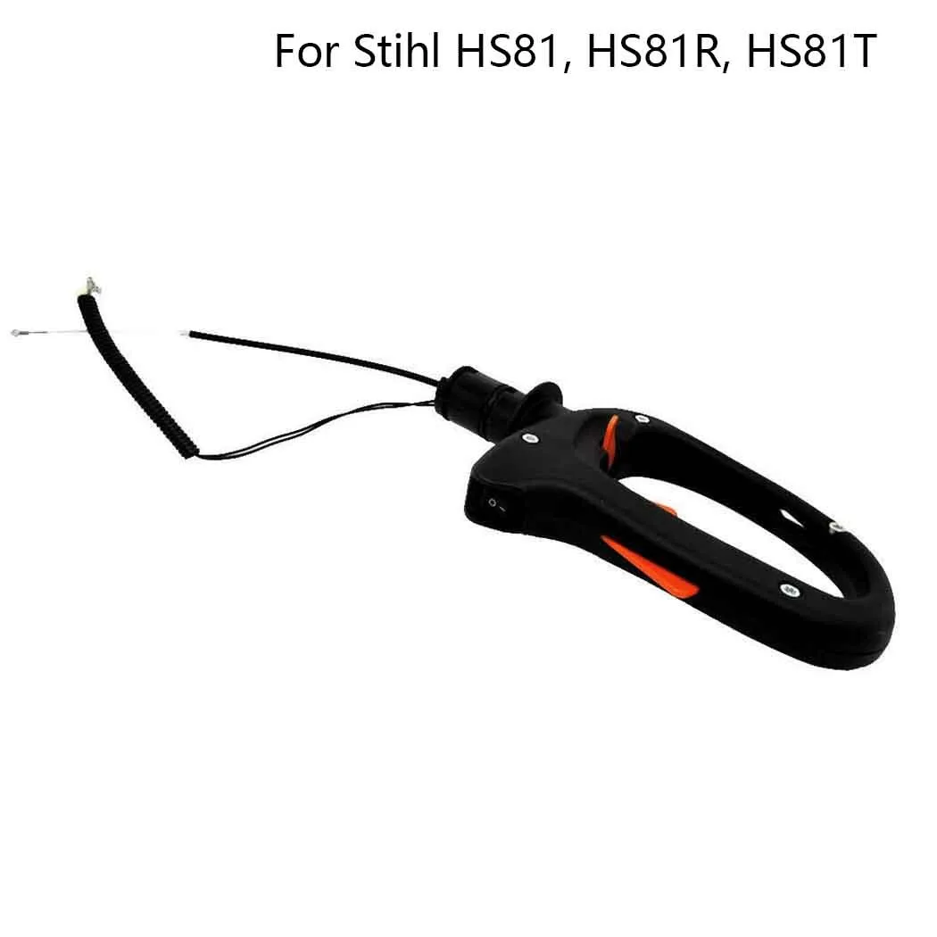 

Рукоятка задняя в сборе для триммера Stihl HS81 HS81R HS81T, ручка управления живой изгородью, черная ручка задней дроссельной заслонки