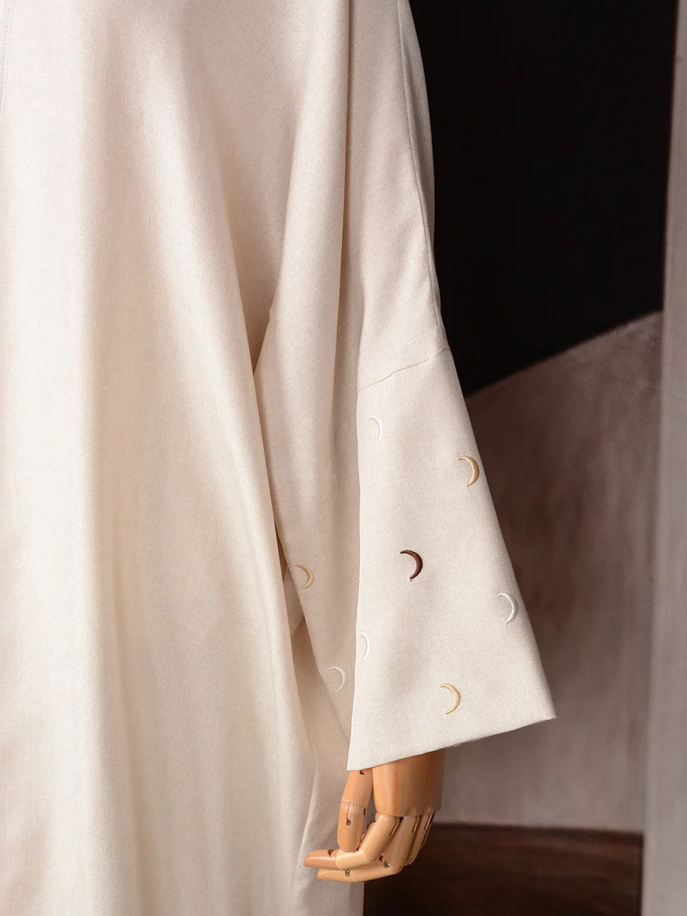 Ид Розовое кимоно Луна Абая Дубай Турция Ислам Мусульманское скромное платье