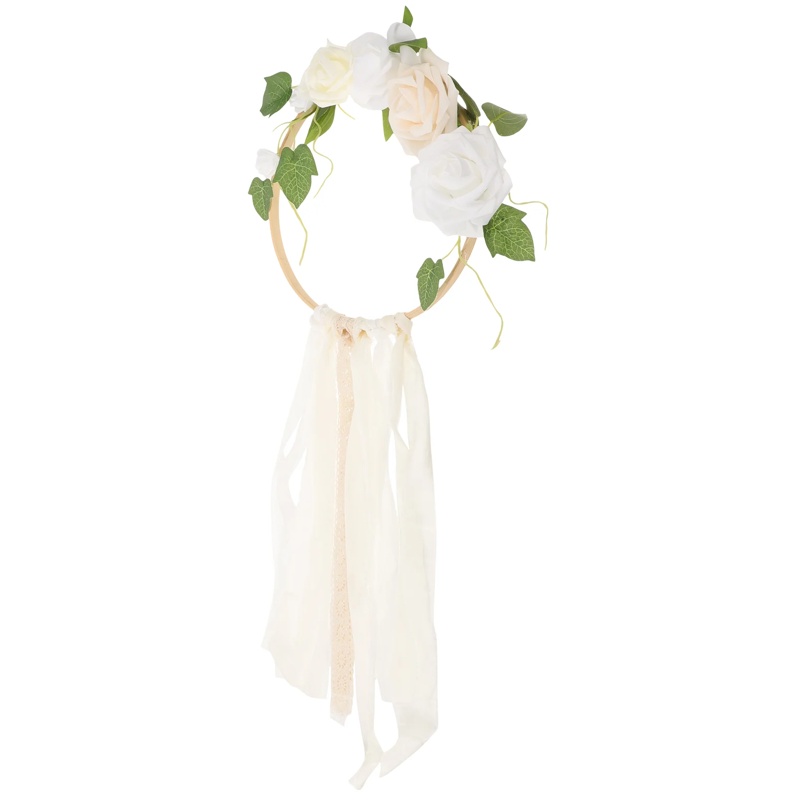 

Decor Spring Wreath Farmhouse Wreaths Front Door Home Indoor Wood Flower Rings Centerpieces