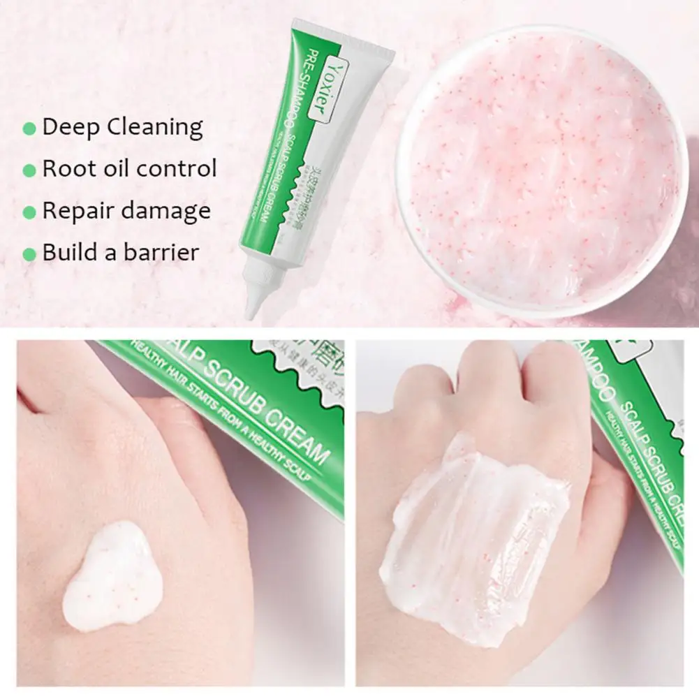 Мазь для ухода за волосами полезный Уникальный скраб волос против зуда на коже