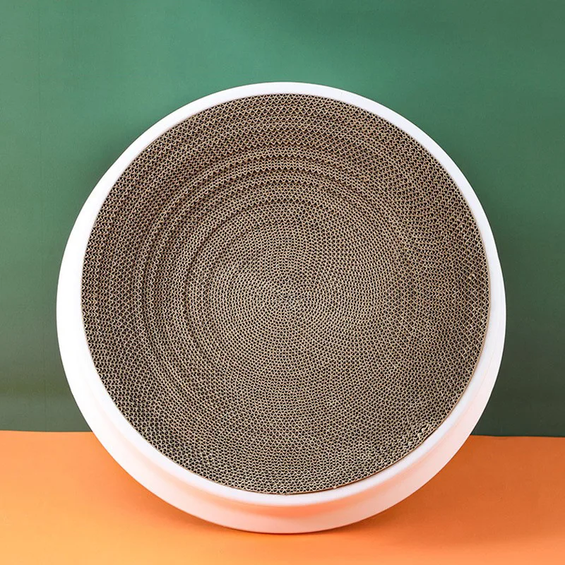 

Cat Scratching Board Large Bowl-shaped Moisture-proof Cat Nest Multi-functional Extra Large Corrugated Paper Cat Supplies
