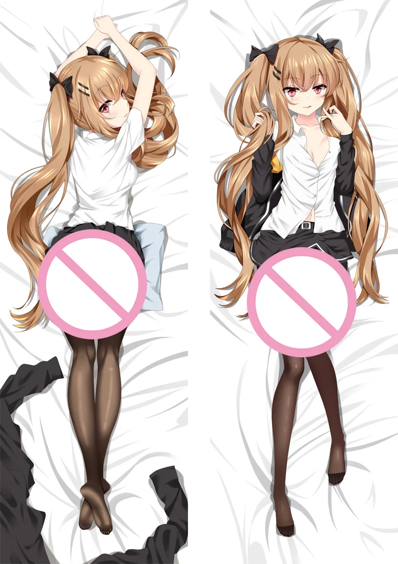 

Наволочка для девочек Frontline Upm9 Dakimakura 59 дюймов, наволочки с мультяшными играми для обнимания тела, постельное белье с персонажами Galgame