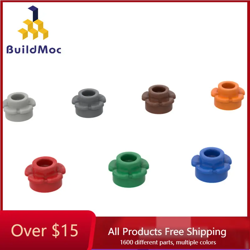 

10 шт. кубики MOC 24866 1x1, детали с пятью лепестками, высокотехнологичные детали «сделай сам», совместимые с брендом, развивающие детали, игрушки ...