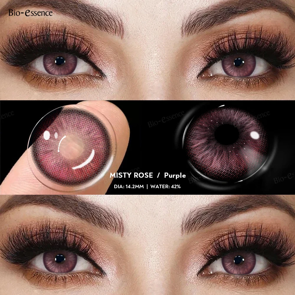 Совершенно новые цветные контактные линзы Bio-essence 1 пара цветных контактных линз