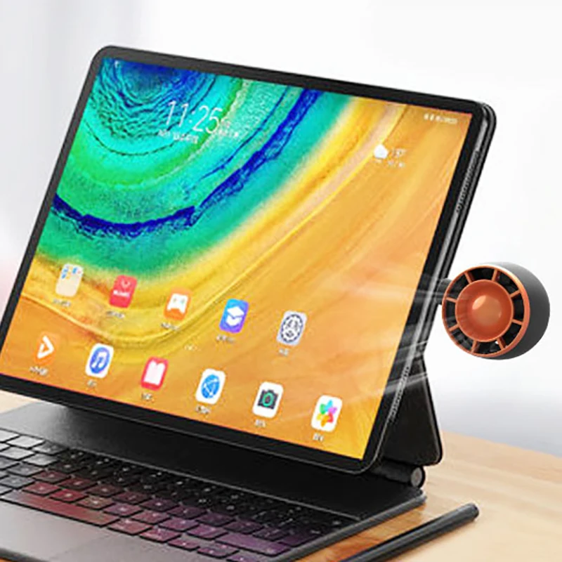 Портативный мини-турбовентилятор ручной вентилятор для студентов мобильных