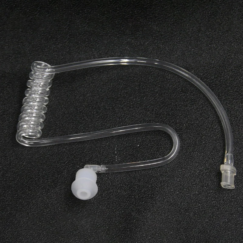 

Air Catheter Transparent Single Catheter White Detachable Single Conduit Walkie-talkie Detachable Single Conduit Fittings