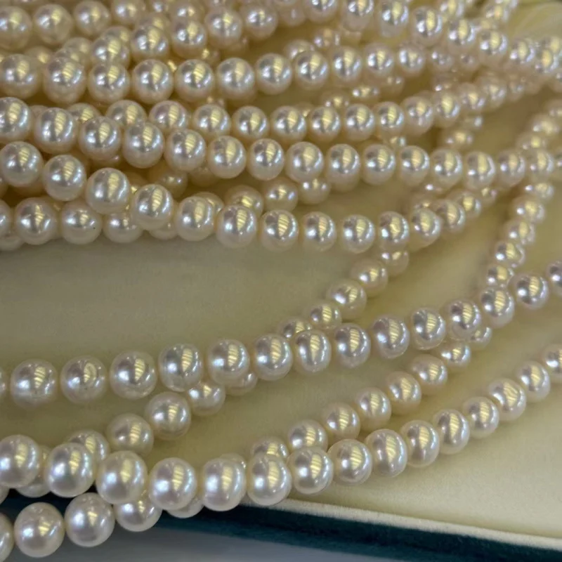 Свет бытовых товаров 8-9 мм Натуральная пресноводная полуфабрикат Зеркало Жемчуг