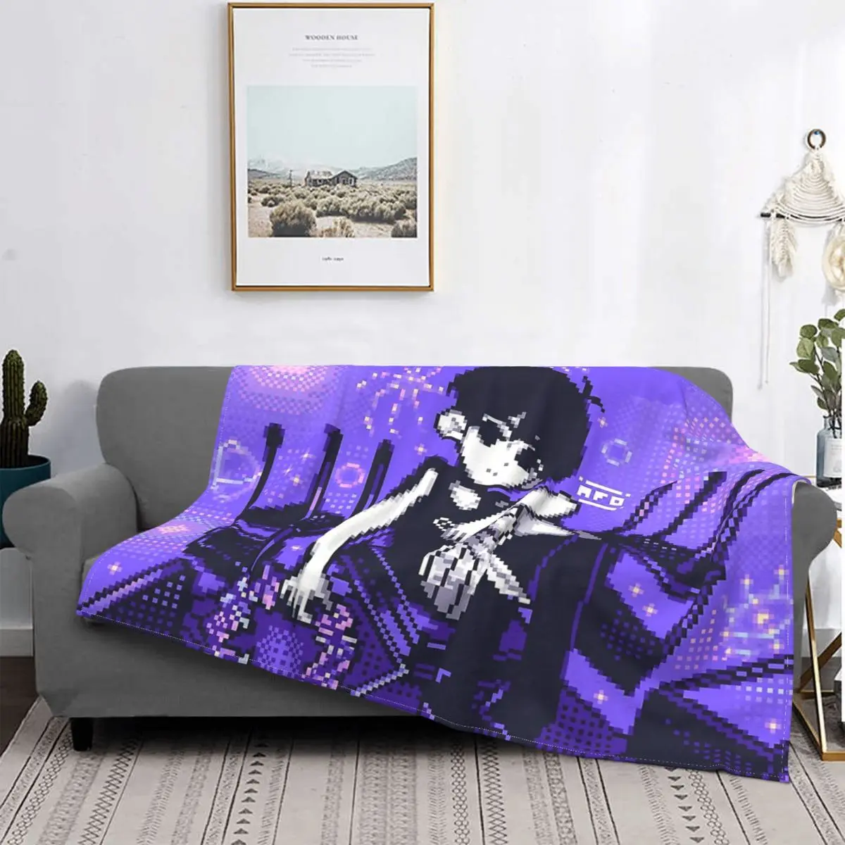 

Omori Aubrey игровое одеяло Фланелевое сидячее на стуле удобное мягкое флисовое покрывало