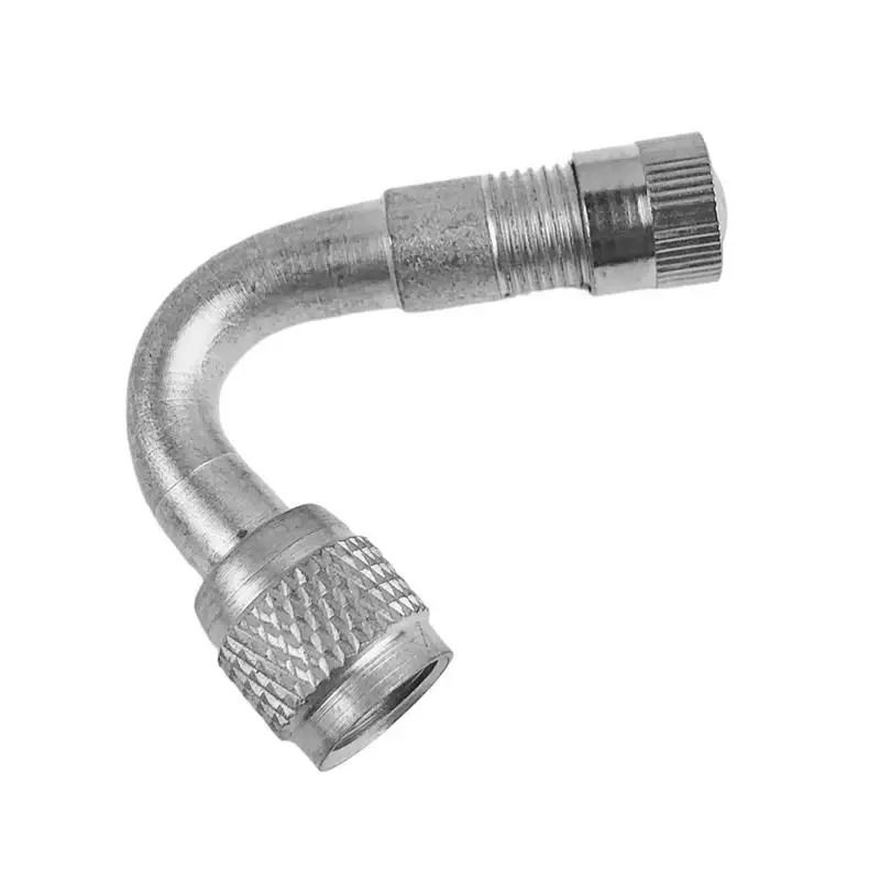 

Bike Tire Extension Universal Extender Motorcycle Air Inflation Adapter With 90-Degree Bend Air Tyre Extension Adapter For
