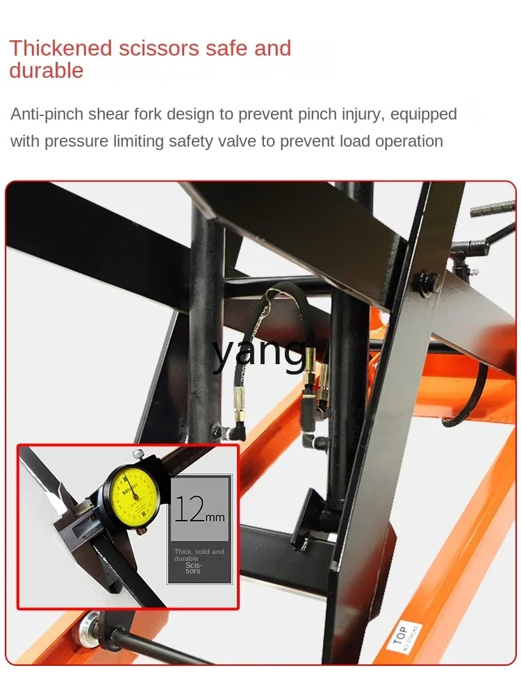 L'm ручная фиксированная платформа грузовик гидравлический подъемник