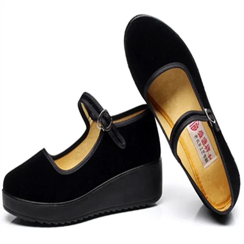 Женские милые высококачественные китайские традиционные удобные туфли на