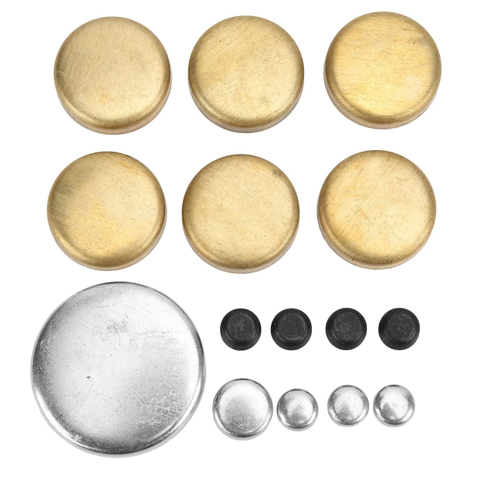 ZK20 Brass Freeze Plug Kit MPE‑108BR Replacement for Ford Small Block 255ci 260ci 289ci 302ci 351ci