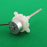 300 geared motor dc 3v 6v low speed dc motor blind hole shaft white round motor for toy diy making