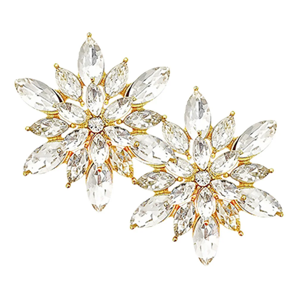 

1 Pair Snowflake Earrings Decorative Earrings Stud Earrings Women Earrings Jewelry