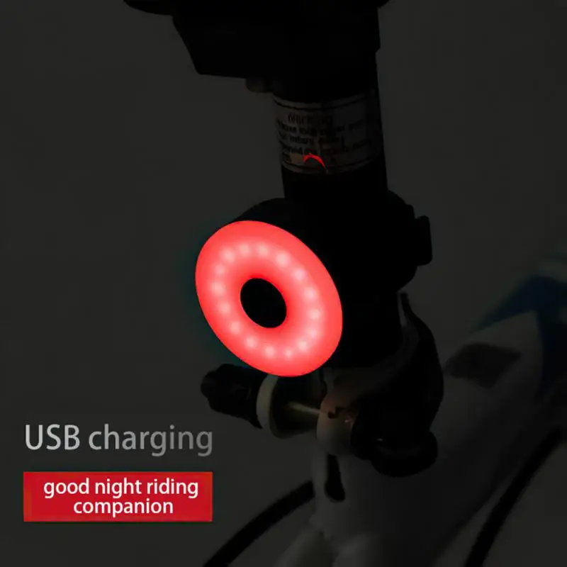

Multifunctional Safety Light Usb Fast Charging Riding Tail Light Bicycle Tail Light Helmet Tail Light 5 Modes Riding Light