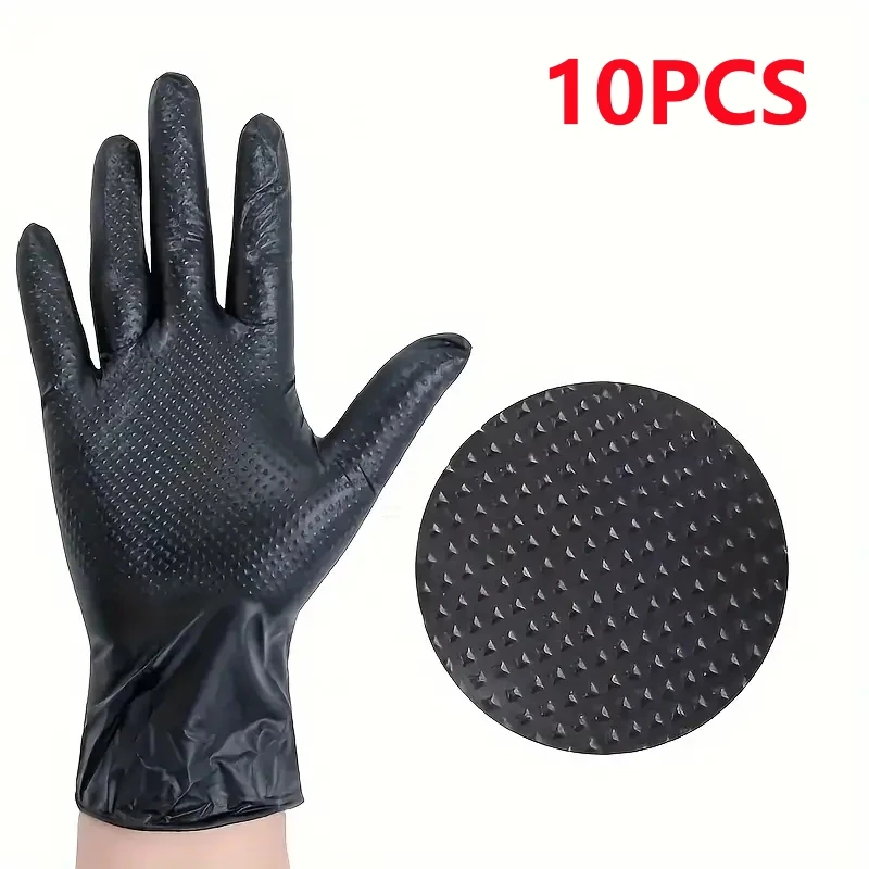 

Одноразовые нитриловые перчатки INMAICH черные 8 mil