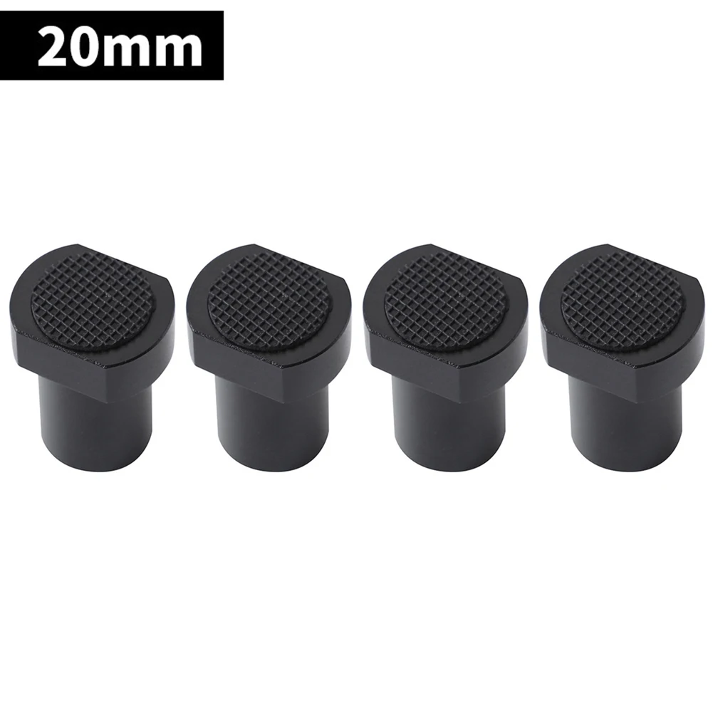 

4PCS Bench Dog 19mm/20mm Aluminum Alloy Workbench Peg Brake Stop Clamp Bench Dogs Limit Block