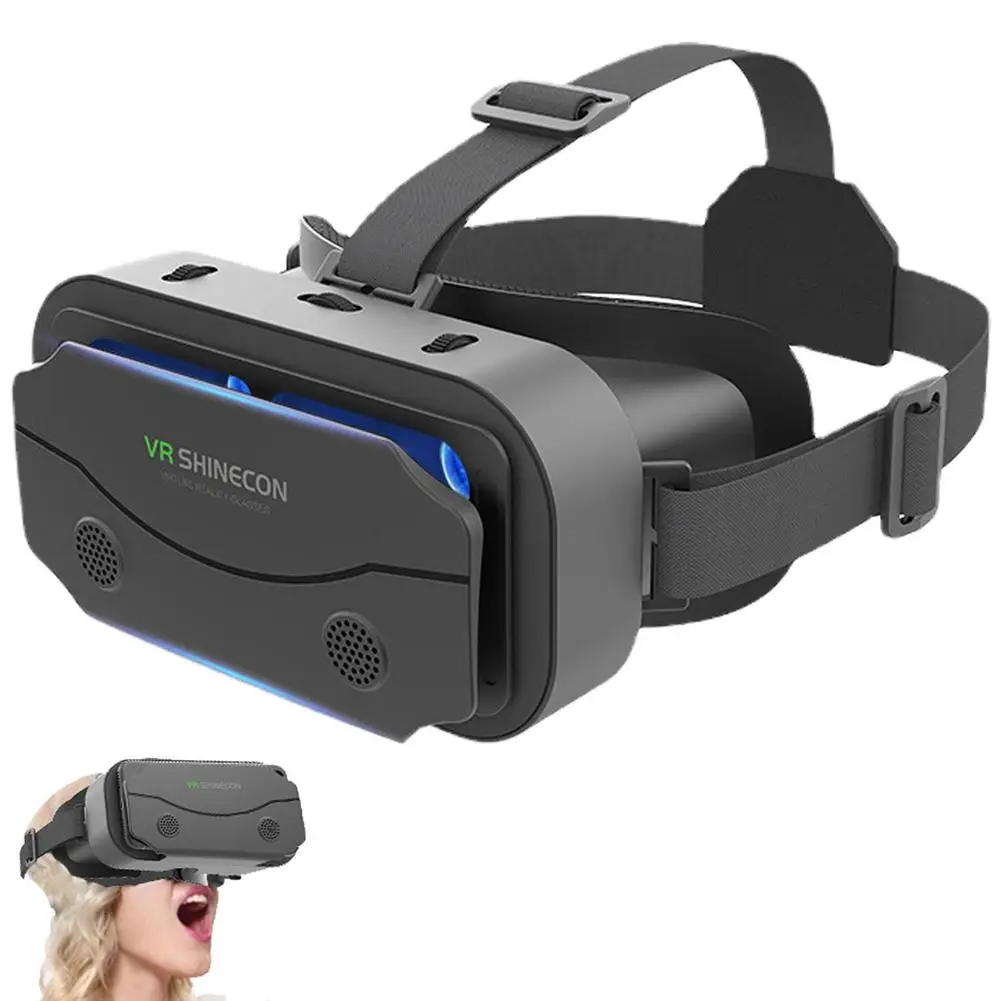 

3D Virtual Reality Glasses Headset Dual Adjustable Focal Lengths Vr Gaming Glasses For Huawei Xiaomi 4.5-7.0 Inch Smartphones