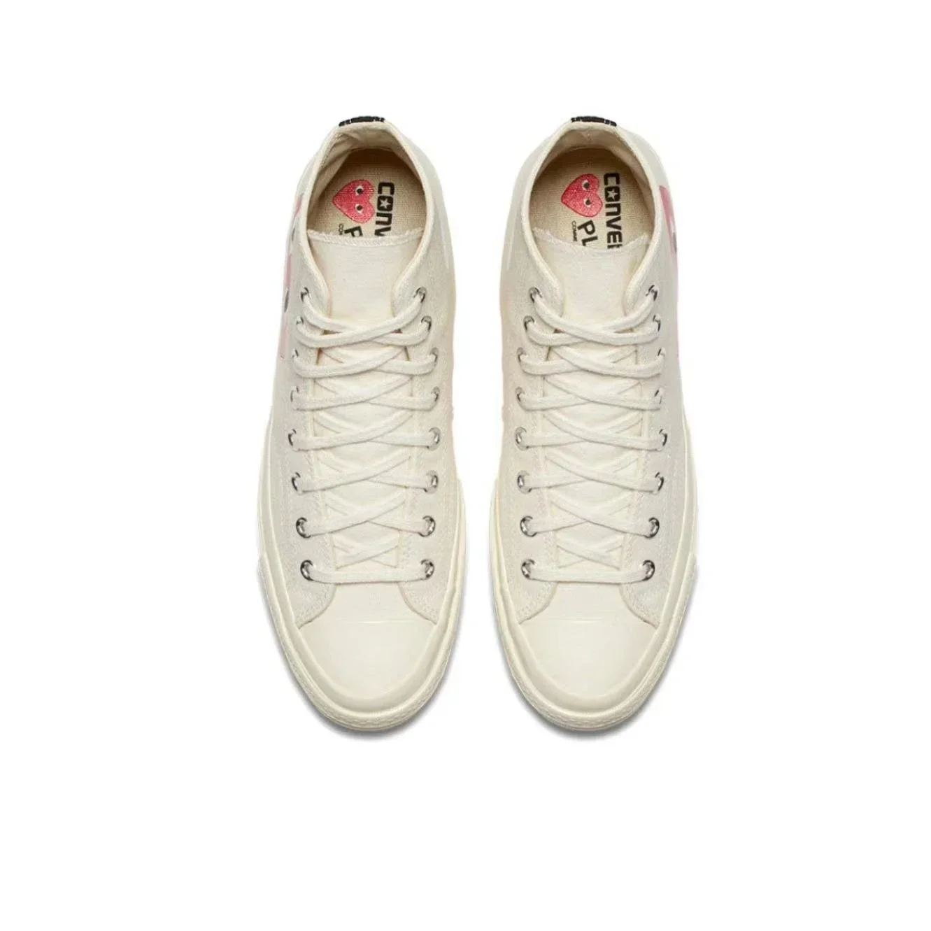Фото Converse 1970-х годов Chuck Taylor All Star Hi X CDG Мужская и женская обувь для скейтбординга Высокие уличные кроссовки №5