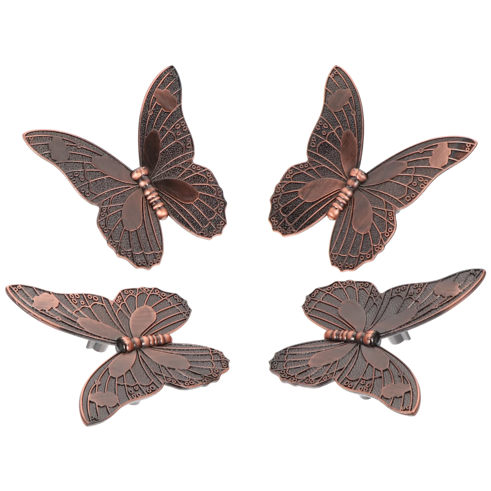 

4 Pcs Handle Vintage Cabinet Knobs Kitchen Cabinets Knob Decorate Cupboard Pulls Zinc Alloy Bronze Drawer Pulls