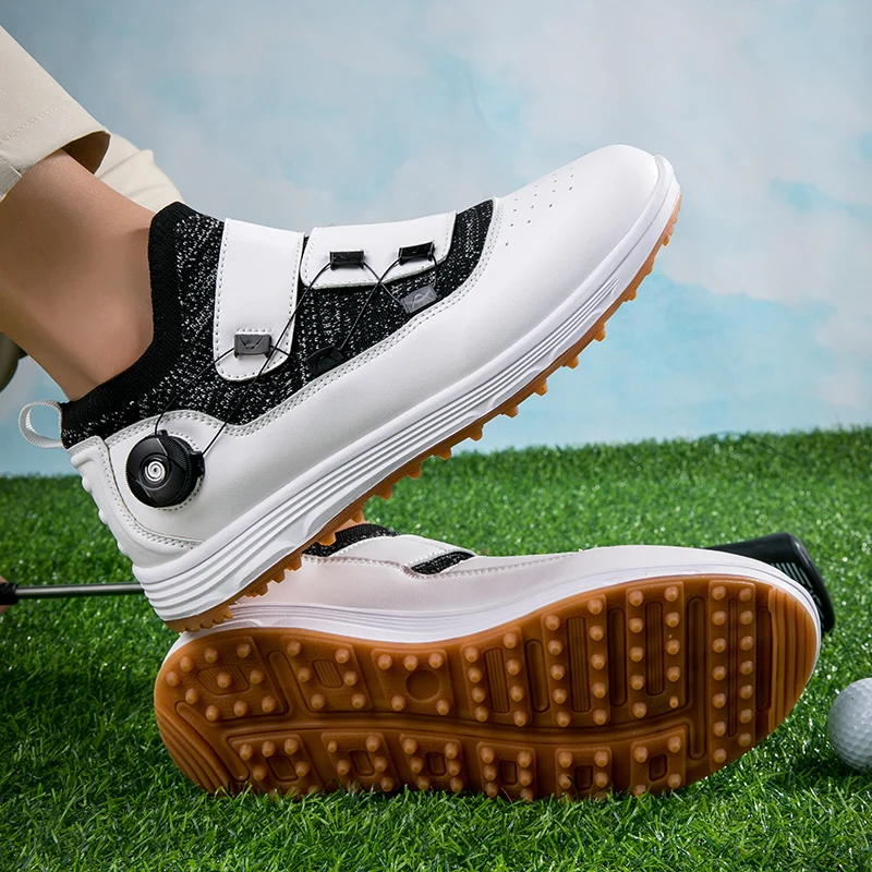 New Arrival Golf Sneakers Man Top Quality Athletic Shoes For Mens Quick Lacing Golf Training Men Anti Slip Brand Golf Shoe Men