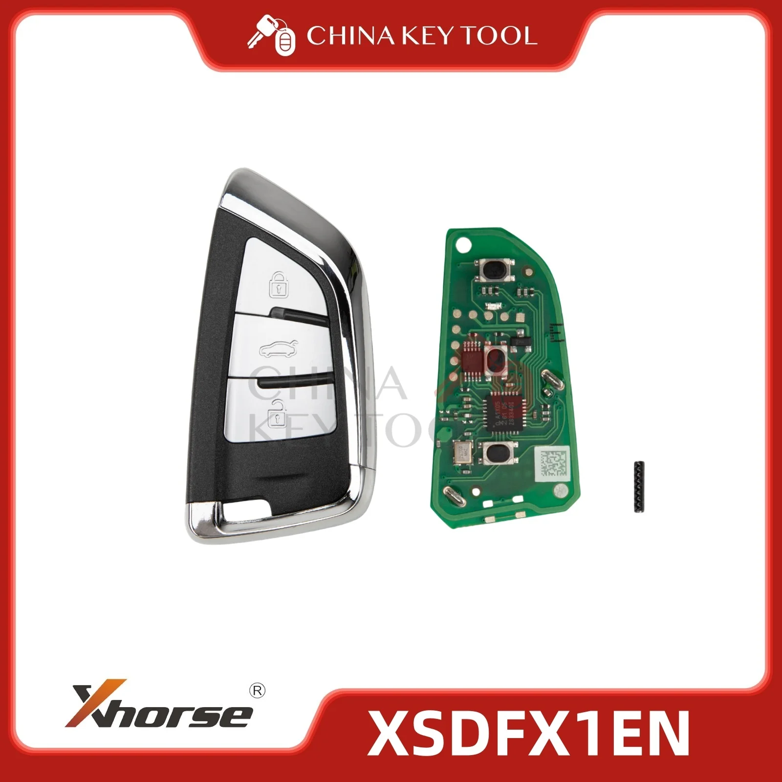 

1PCS Xhorse XSDFX1EN Knife 3 Buttons Universal Smart Key