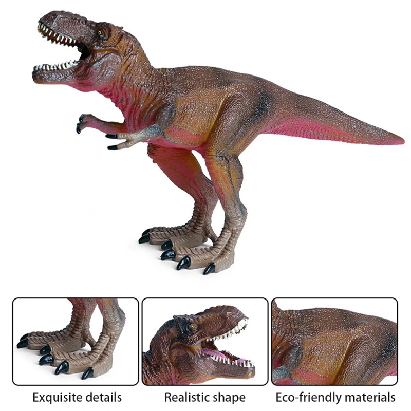 TFAMI Jurassic World Dinosaurs Figures Toys T Rex Tyrannosaurus Animals Toy Action Figures PVC High Quality Toy For Kids Gifts images - 6