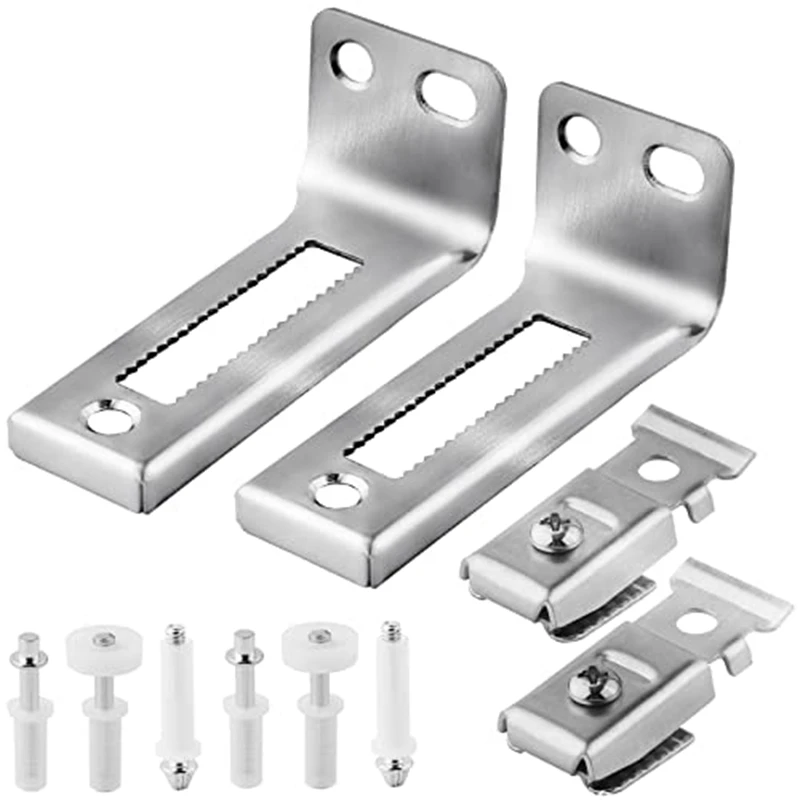 

2 Packs Of Bi Fold Door Hardware Set Louver Door Hardware Brackets And Guide Wheel